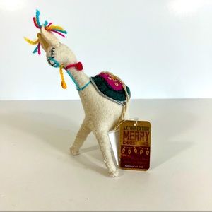 Felt Llama Ornament NEW